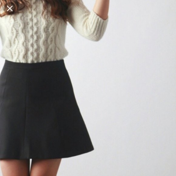 J. Crew Dresses & Skirts - J. Crew Black Structured A-Line Mini Skirt